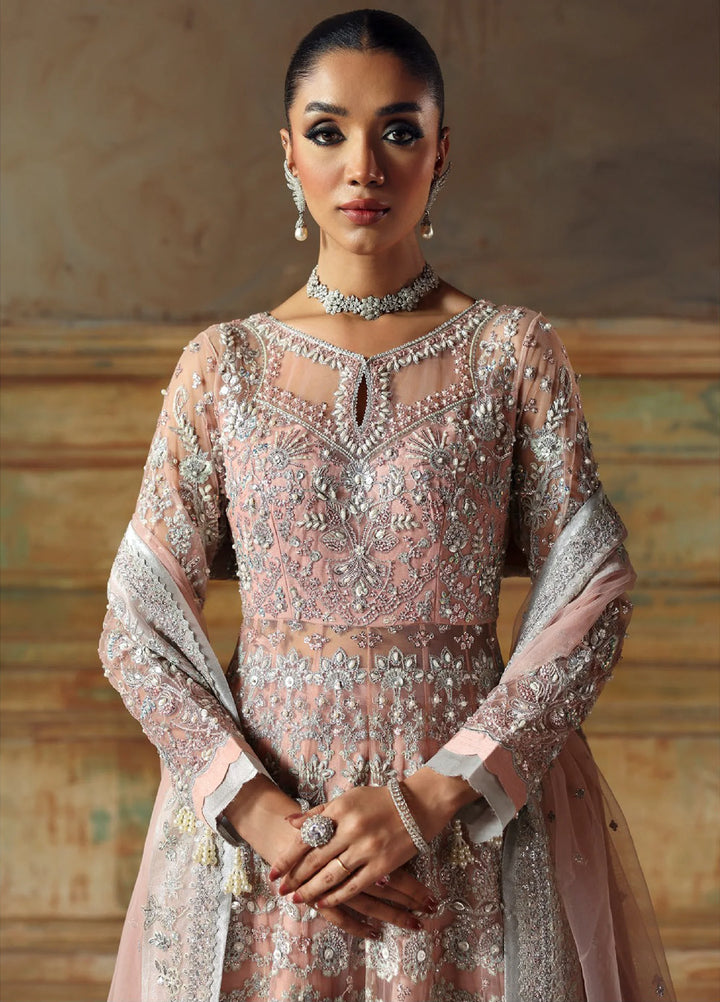 Zyra Unstitched Embroidered Net 3 Piece Suit ZY26UW D-4 Glamorous - Wedding Collection