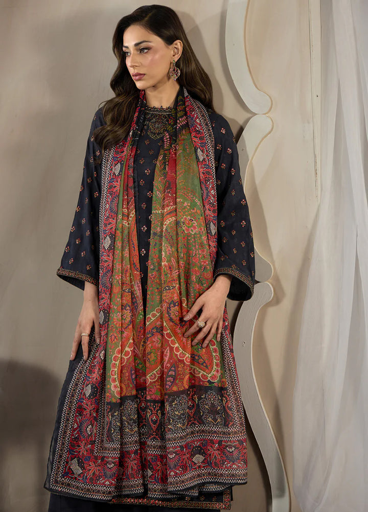 Zarif Women RTW Embroidered Raw Silk 3 Piece Suit ZR26UCR ZRF - EMC -27 - Eid Collection