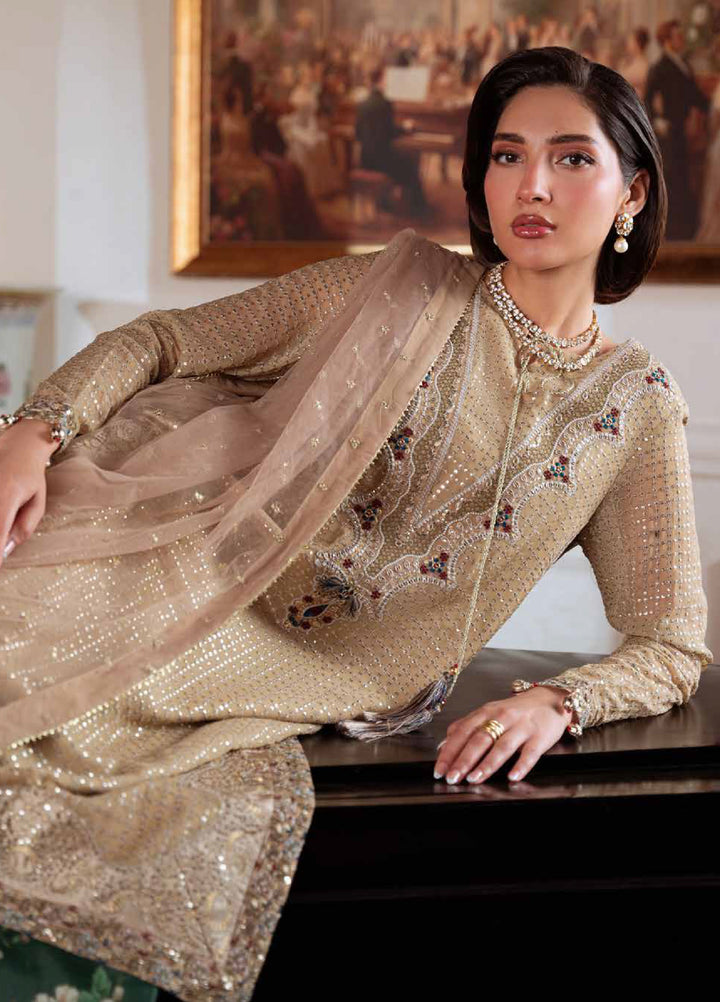 Amaya by Nureh Unstitched Embroidered Chiffon 4 Piece Suit NU26UCA AM-39 - Festive Collection
