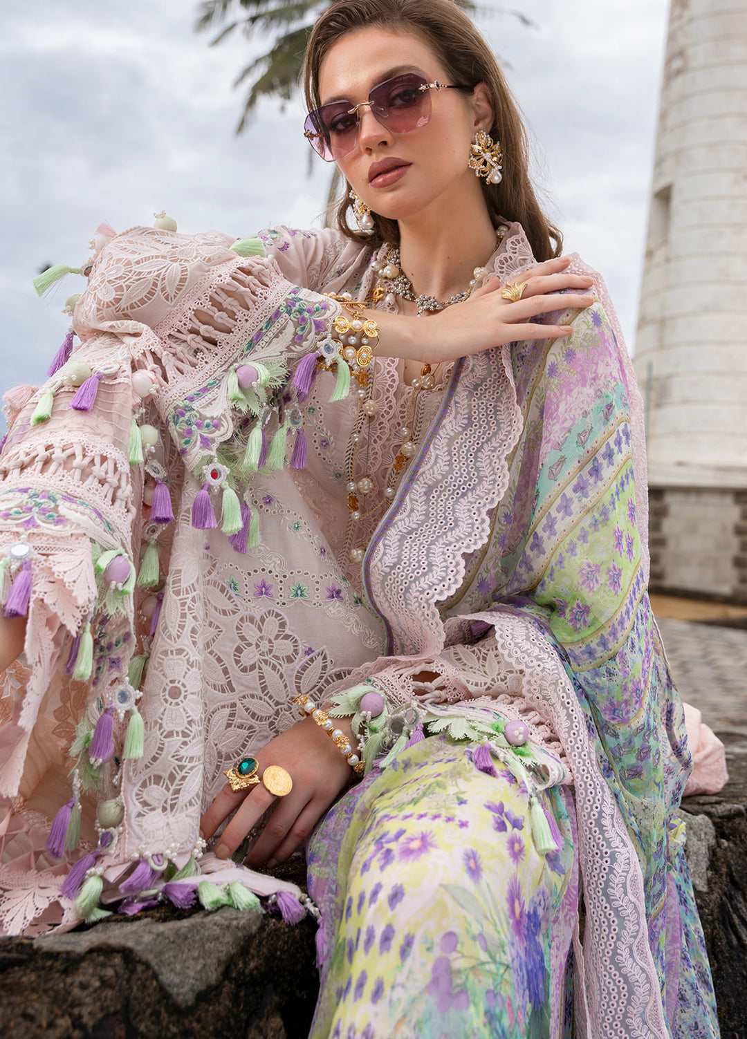 Neroli By Annus Abrar Unstitched Embroidered Lawn 3 Piece Suit ABR26UNL 05 Sofi - Festive Collection