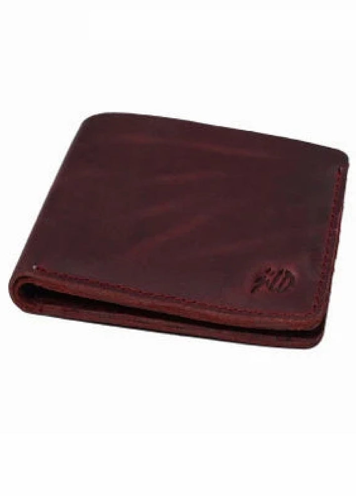 Vintage by Jild Mens Genuine Vintage Leather Wallet-CRIMSON RED - Wallets Collection