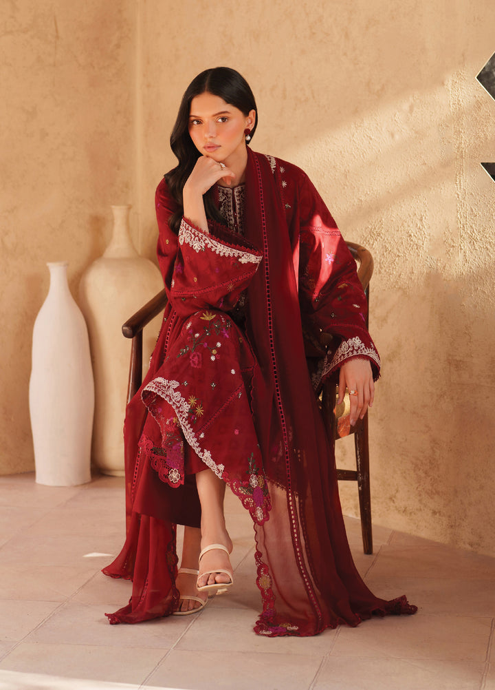 Iznik Unstitched Embroidered Lawn 3 Piece Suit IZ26ULE EL-02 - Eid Collection