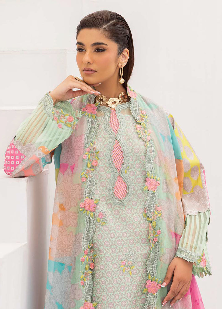 Rang e Bahar by Charizma Unstitched Embroidered Lawn 3 Piece Suit CHR26ULR CRB6-19 - Summer Collection