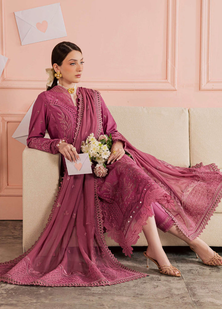 Feya by Nureh Unstitched Embroidered Lawn 3 Piece Suit NU26UFEL FE-13 - Eid Collection