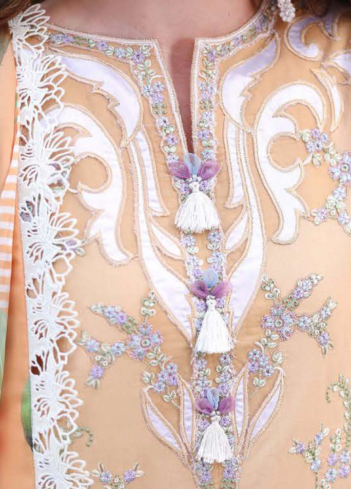 The Secret Garden by Mushq Unstitched Embroidered Lawn 3 Piece Suit MU26ULSG Wisteria Veil HUNSS260205 - Festive Collection
