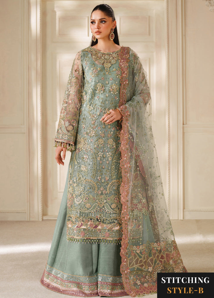 Chantelle by Baroque Unstitched Embroidered Organza 3 peice BQ25CF V14- D 06 - Formals Collection