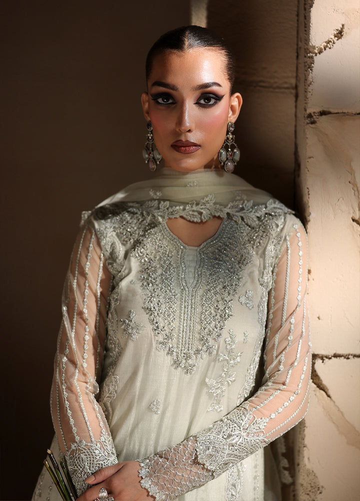 Luxe by Azure Unstitched Chiffon Embroidered Suits 3 Piece AZ25LF Elysian - Festive Collection