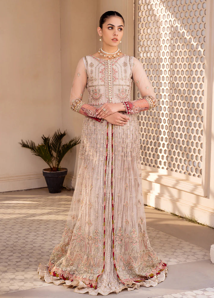 Xenia Formal Unstitched Luxury Net Suits 3 Piece XE25FL Shermina - Formals Collection