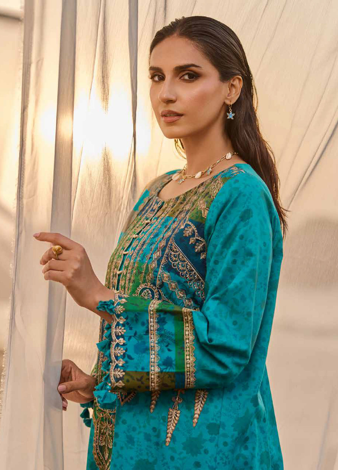 Swiss Miss by Charizma Unstitched Embroidered Swiss Voil 3 Piece Suit CHR26USM CSM6-05 - Summer Collection