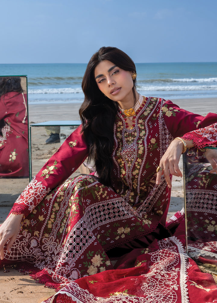 Sirene by Mahnur Unstitched Embroidered Lawn 3 Piece Suit MN26USL S-11 - Summer Collection