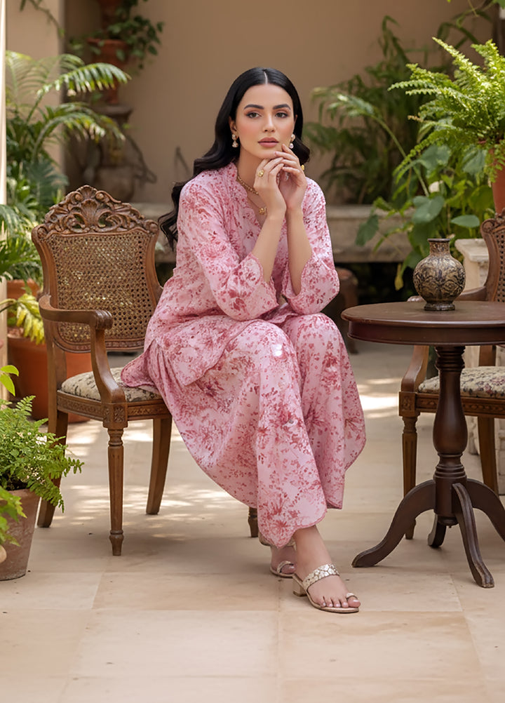 Lakhany Women Co Ord Pret Printed Cambric 2 Piece LG-RL-0293 - Winter Collection