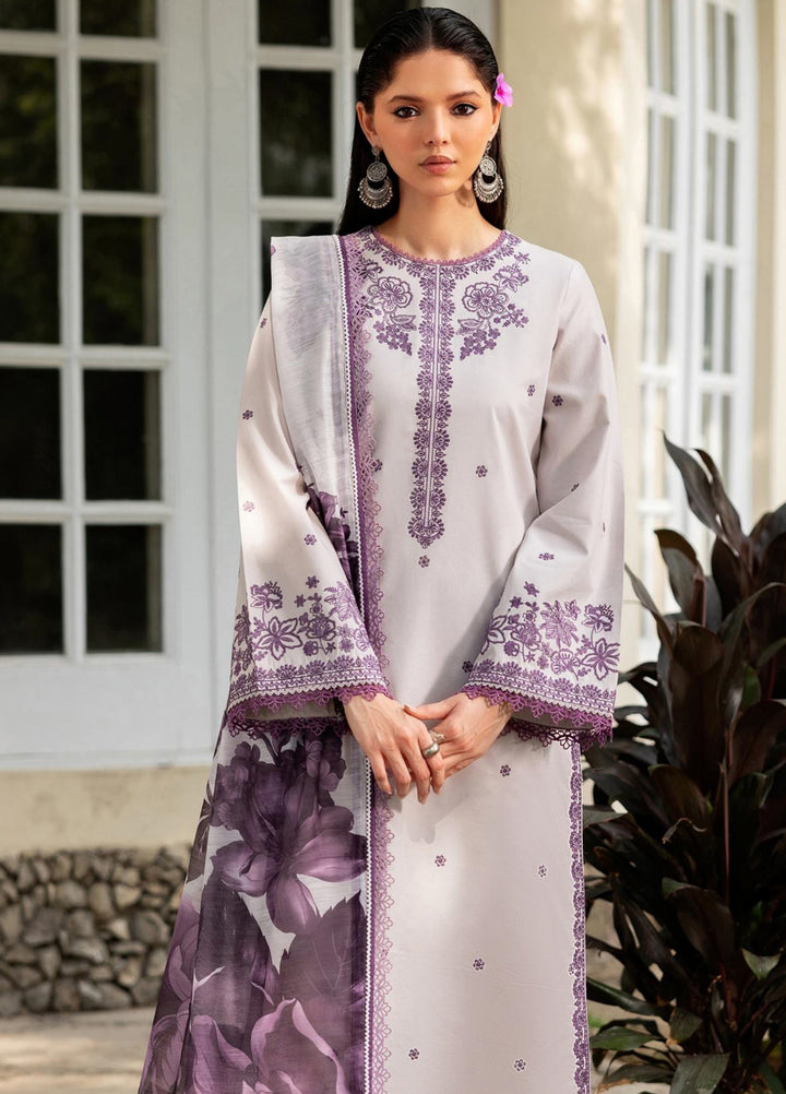 Zarif Unstitched Embroidered Lawn 3 Piece Suit ZR26ULF GIANNA 06 - Festive Collection