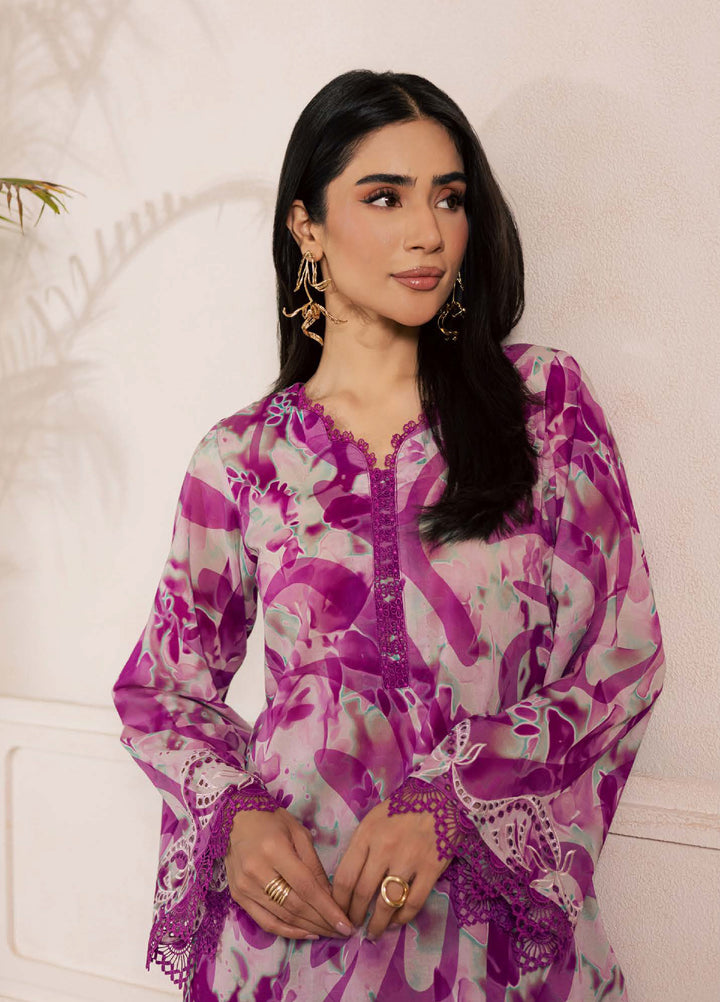 Ballerina by Nureh Unstitched Chikankari Embroidered Lawn 2 Piece Suit NU26UBCL NU2-206 - Summer Collection