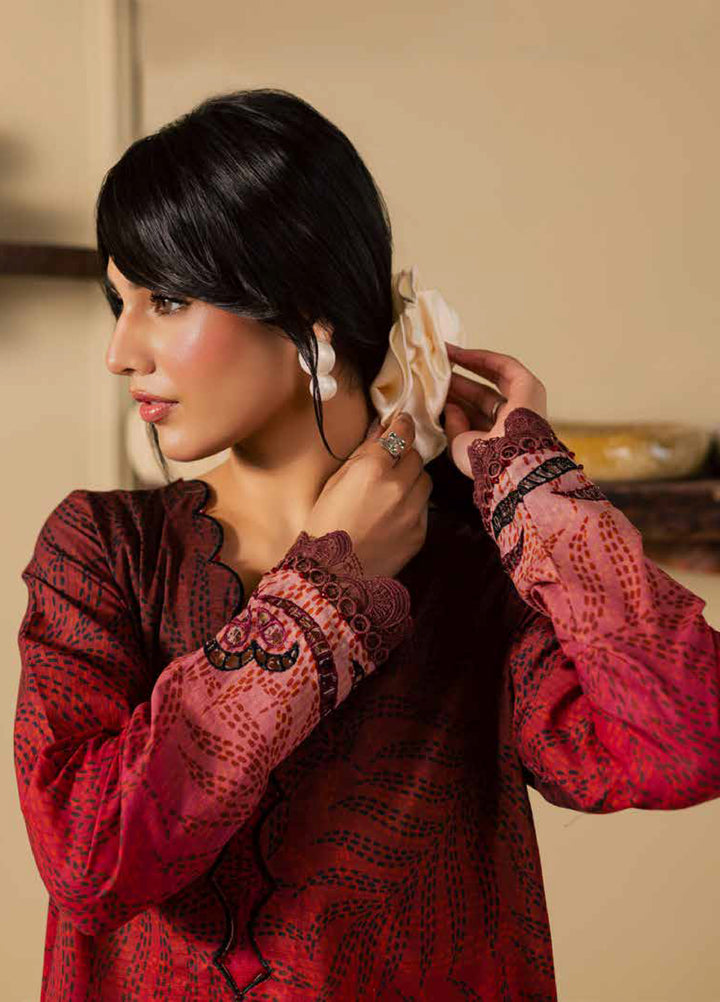 Ballerina by Nureh Unstitched Printed Chikankari Lawn 3 Piece Suit NU26UBL NU2-198 - Summer Collection