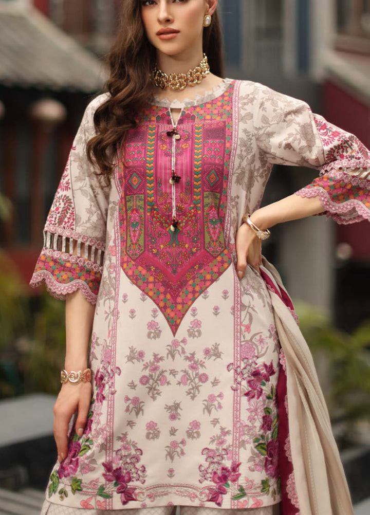 Combination by Charizma Unstitched Embroidered Lawn 3 Piece Suit CHR26UCL CC6-20 - Festive Collection