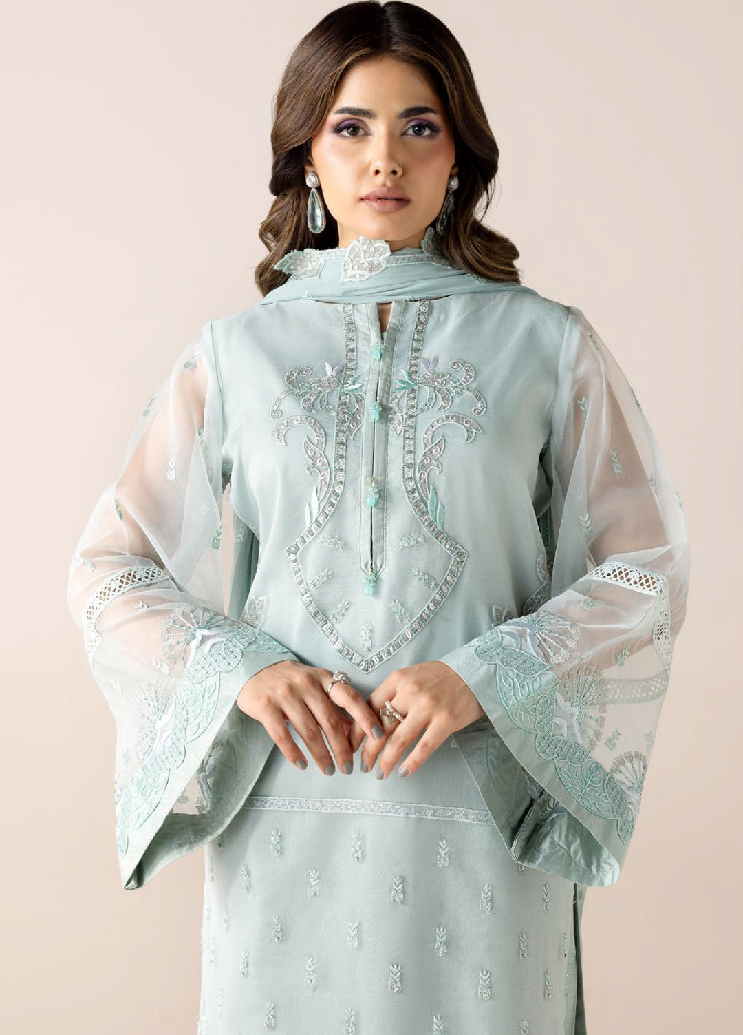 Aura by Zebtan RTW Embroidered Lawn 3 Piece Suit ZB26UAL A-08 - Festive Collection