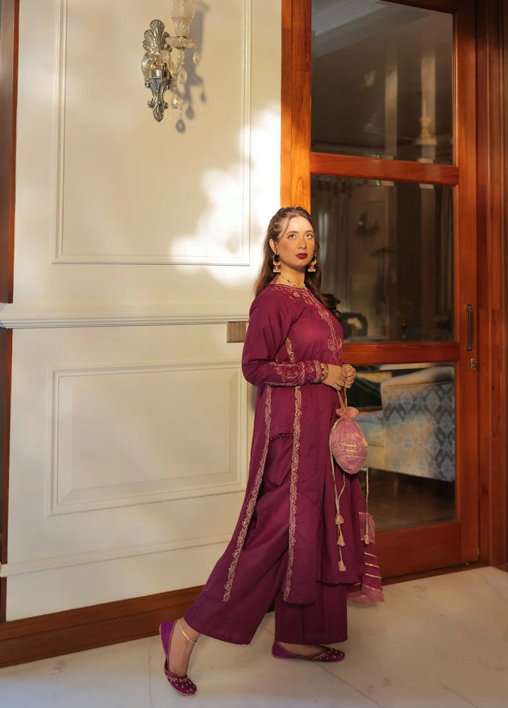 Omal by Komal Mera Eid Ka Jora Women Lawn 3 Piece Pret Suit Sanam - Festive Collection