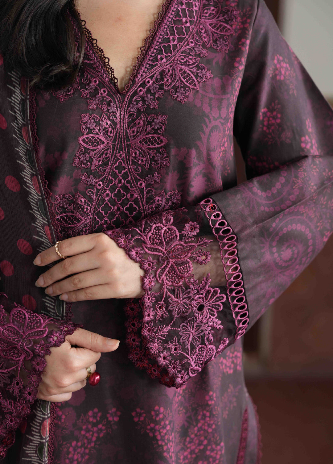 Summer Lines by Neeshay Unstitched Printed Lawn 3 Piece Suit NSH26ULS Marvelle - Eid Collection