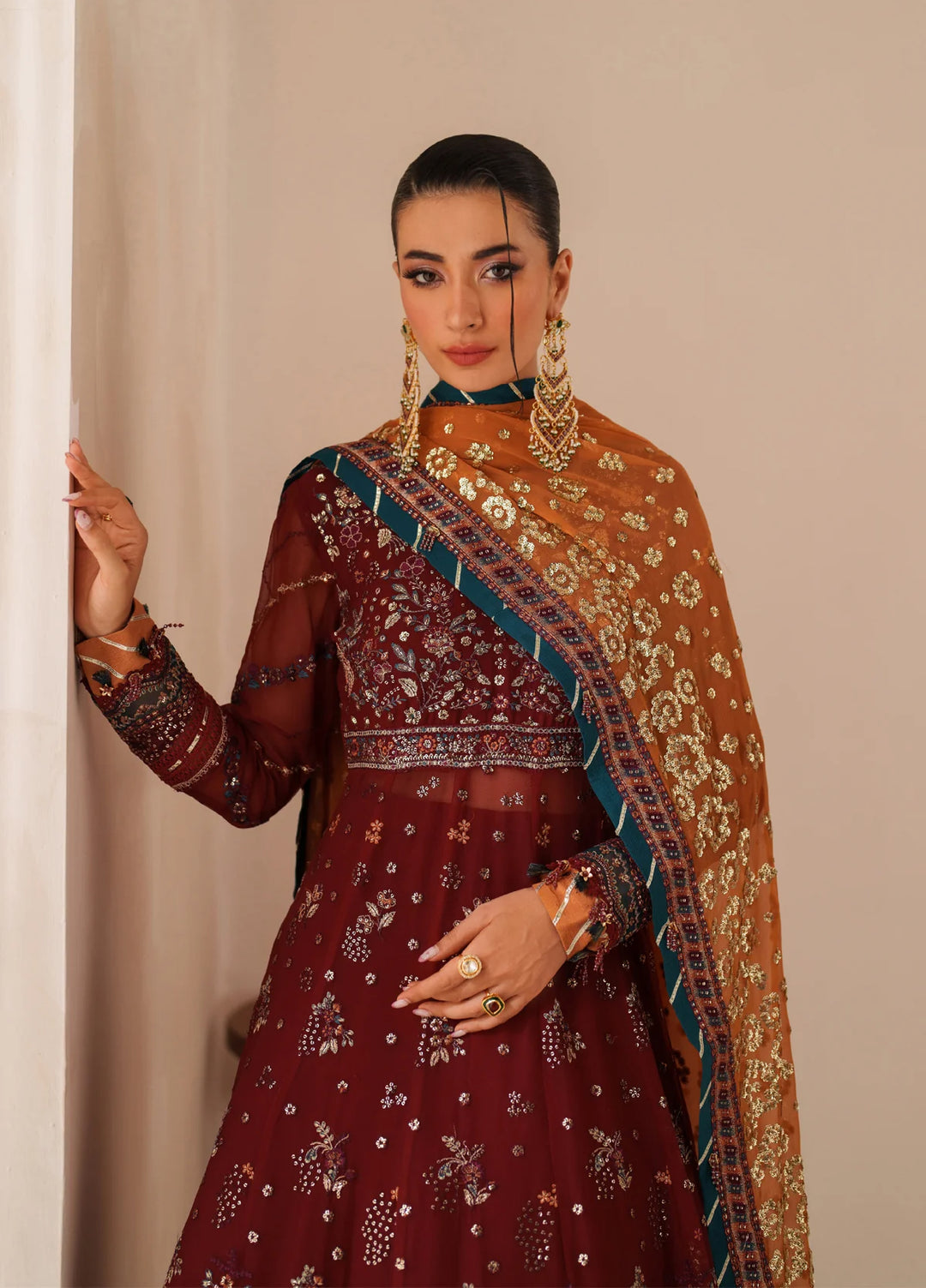 Xenia Formal Unstitched Luxury Chiffon Suits 3 Piece XE25FL Fariyn - Formals Collection