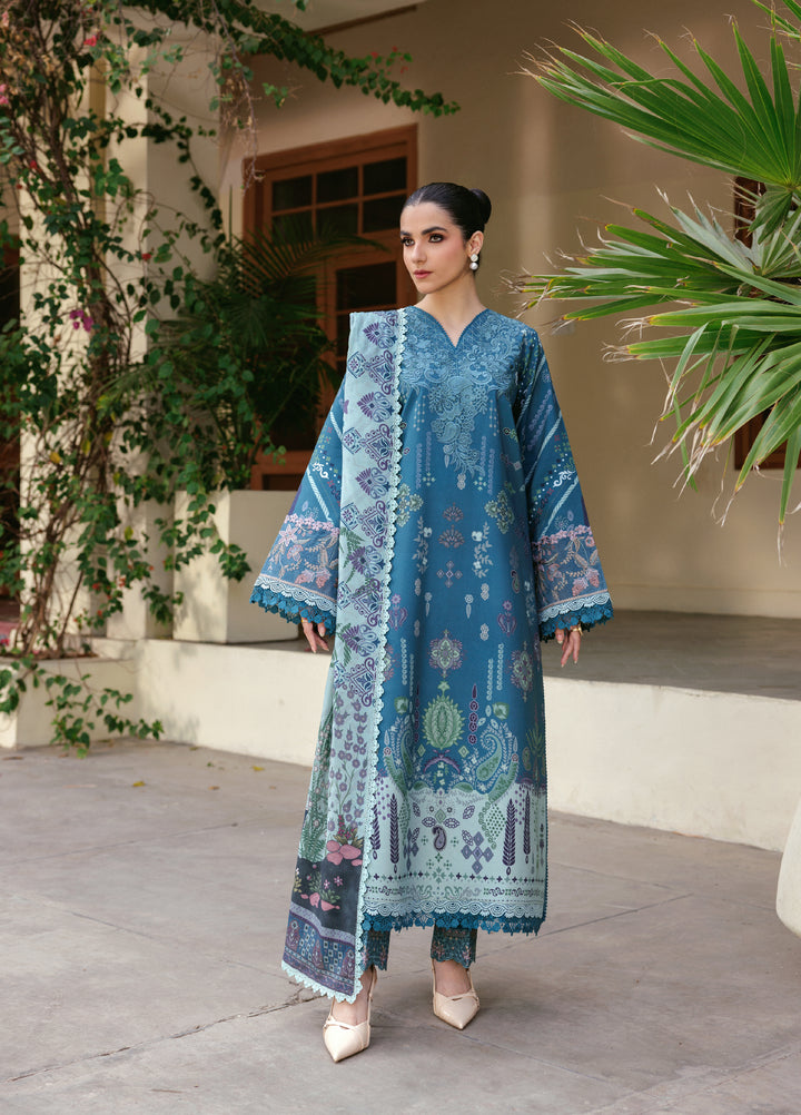 Zync by Florent Whispers Unstitched Embroidered Modal 3 Piece FL25WW FL-5B - Winter Collection
