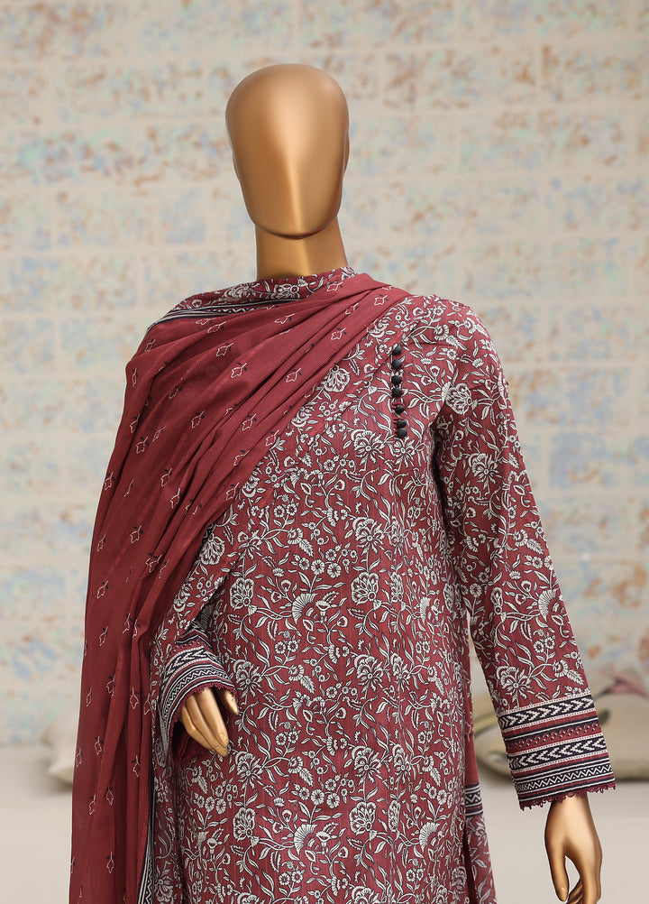 Nayab by HZ Textiles Unstitched Printed Cotton Lawn 3 Piece Suit HZ28UN NPC-07 - Casual Collection
