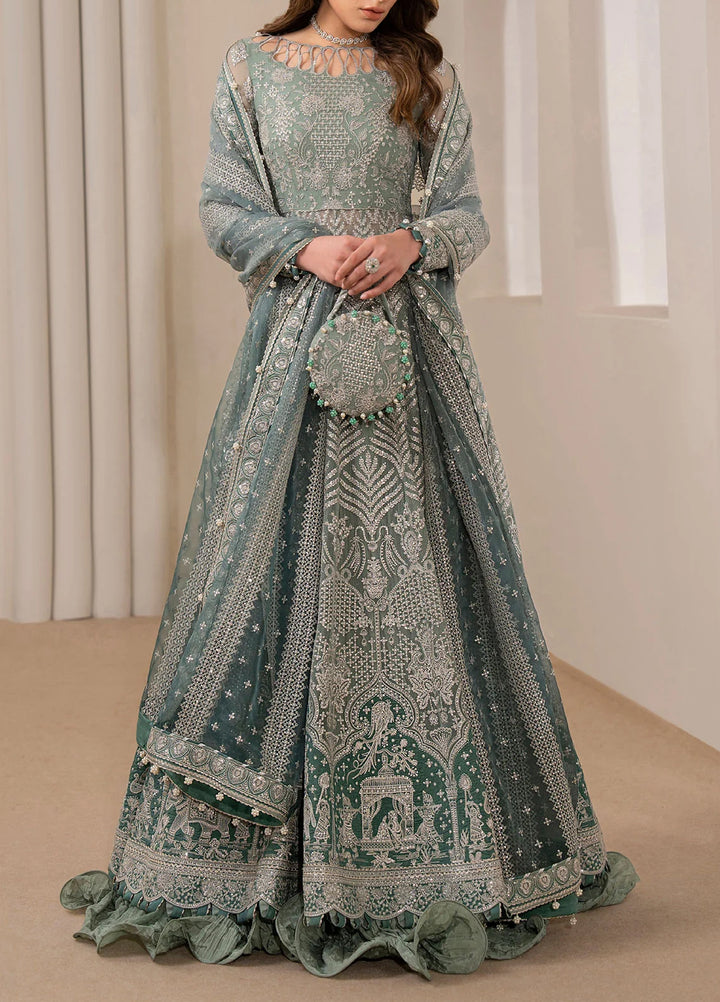 Jazmin Unstitched Chiffon Embroidered Suits 3 Piece JZ25CF JZ-WF24-04 - Festive Collection