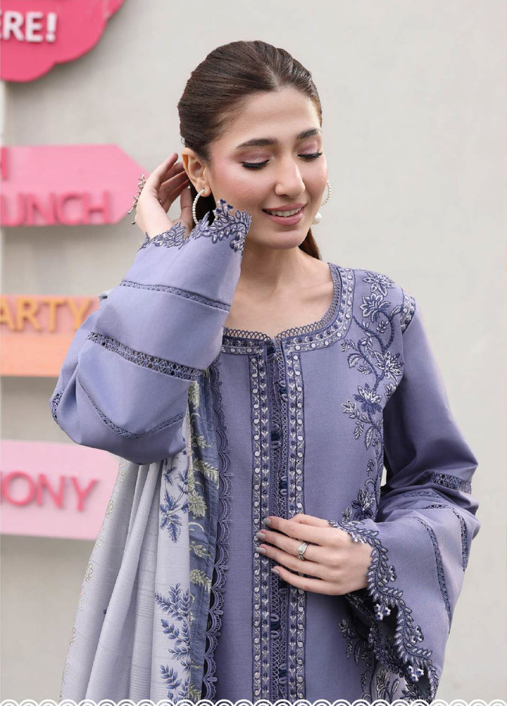 Florence by Rang Rasiya Unstitched Embroidered Lawn 3 Piece Suit RR26ULF Mahnaz - Festive Collection