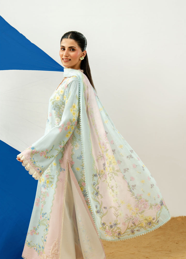 Sundaze by Zarposh Unstitched Printed Lawn 3 Piece Suit ZR26USL FIORA - Festive Collection