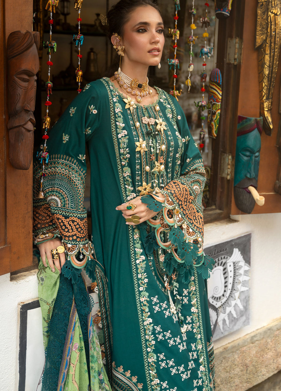 Neroli By Annus Abrar Unstitched Embroidered Lawn 3 Piece Suit ABR26UNL 03 Rela - Festive Collection