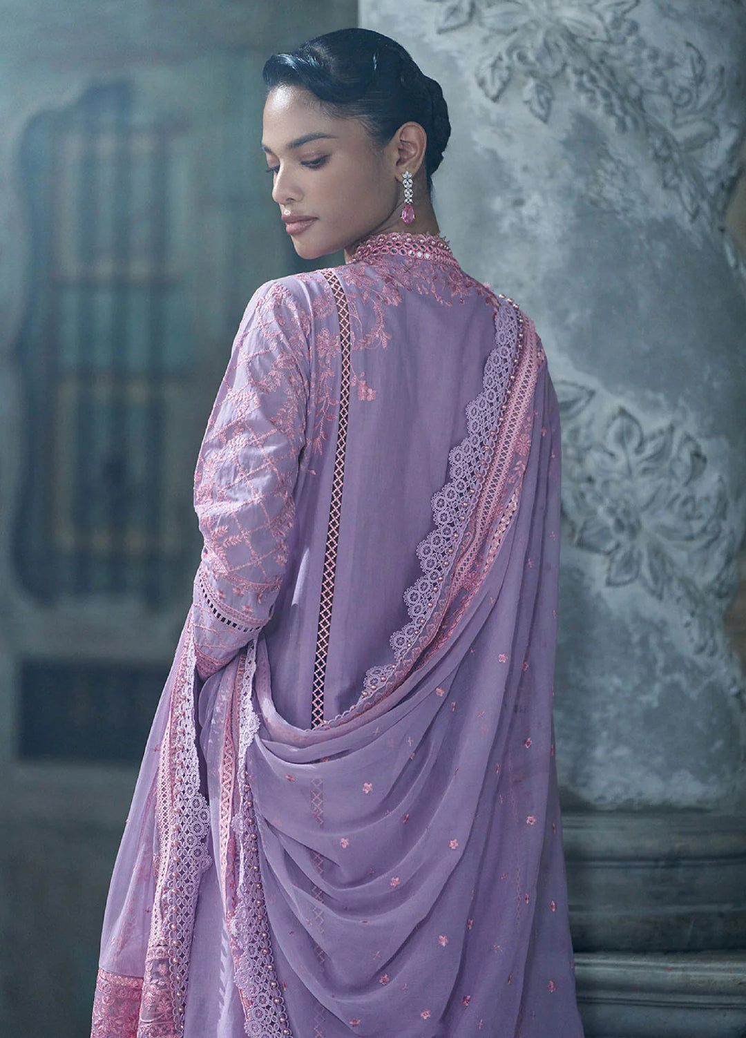 Sobia Nazir Unstitched Embroidered Luxury Lawn 3 Piece Suit SN26ULE D-02 A - Eid Collection