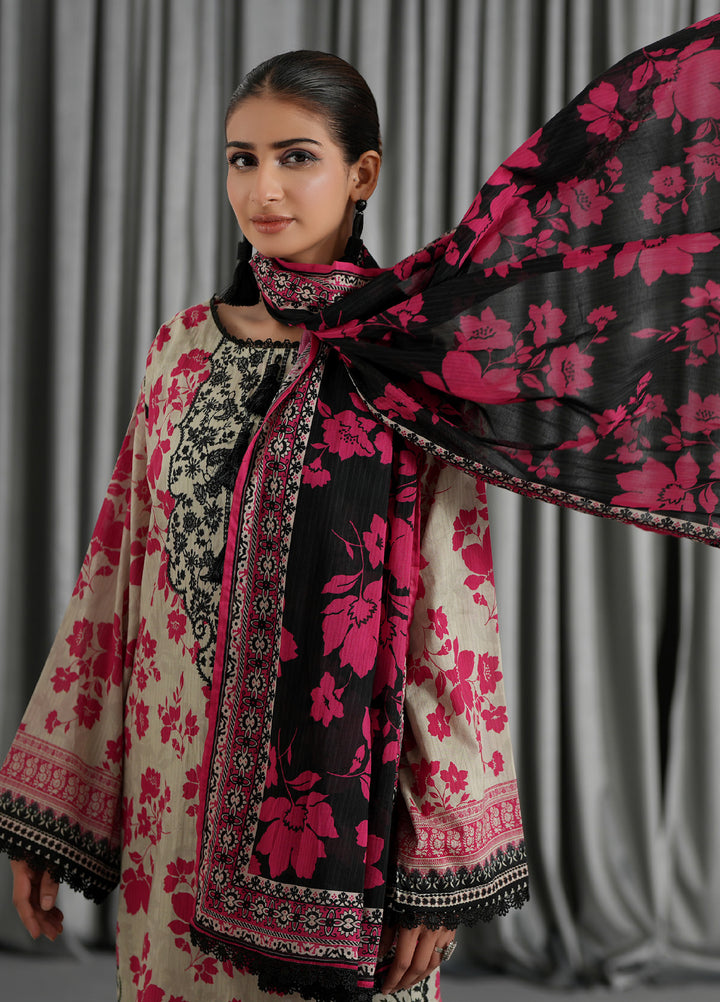 Salina by Regalia Textile Unstitched Printed Lawn 3 Piece Suit RG26US D-7 - Summer Collection