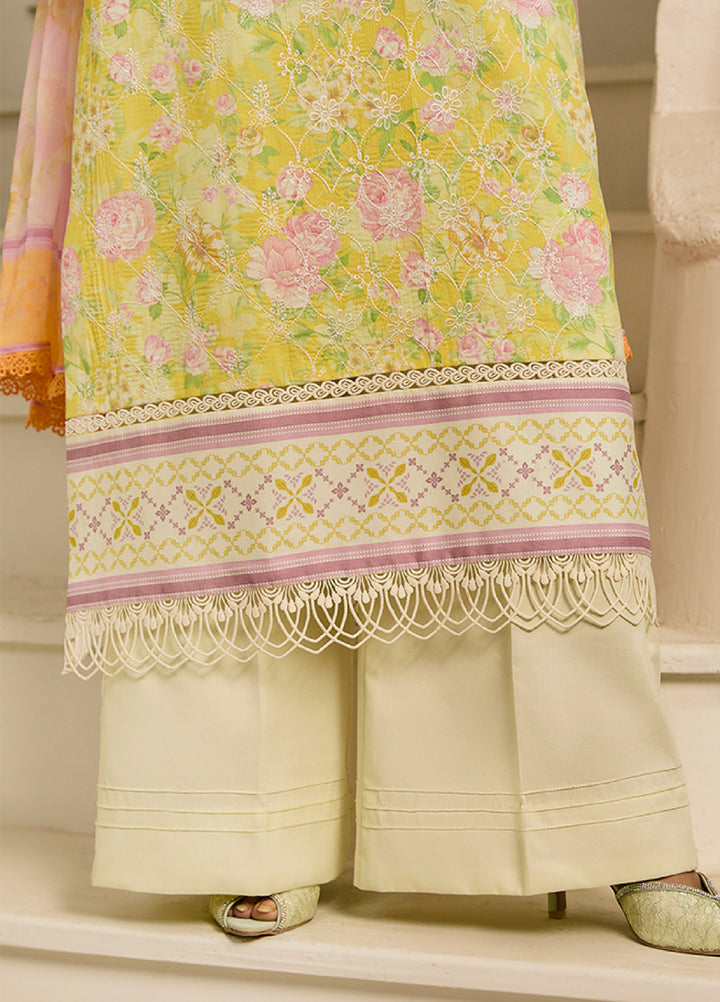 Raha Summer Prints by RajBari Unstitched Printed Lawn 3 Piece Suit RB26URVI D-1 - Summer Collection