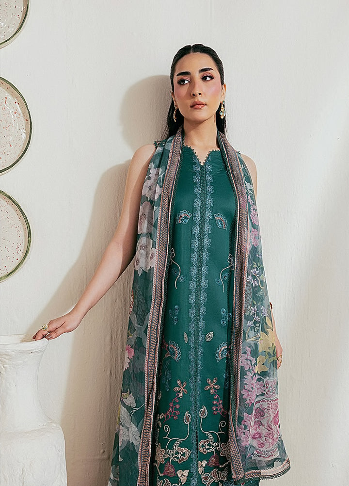 Zync by Florent Unstitched Embroidered Lawn 3 Piece Suit FL26ULZ FZ-5A - Summer Collection