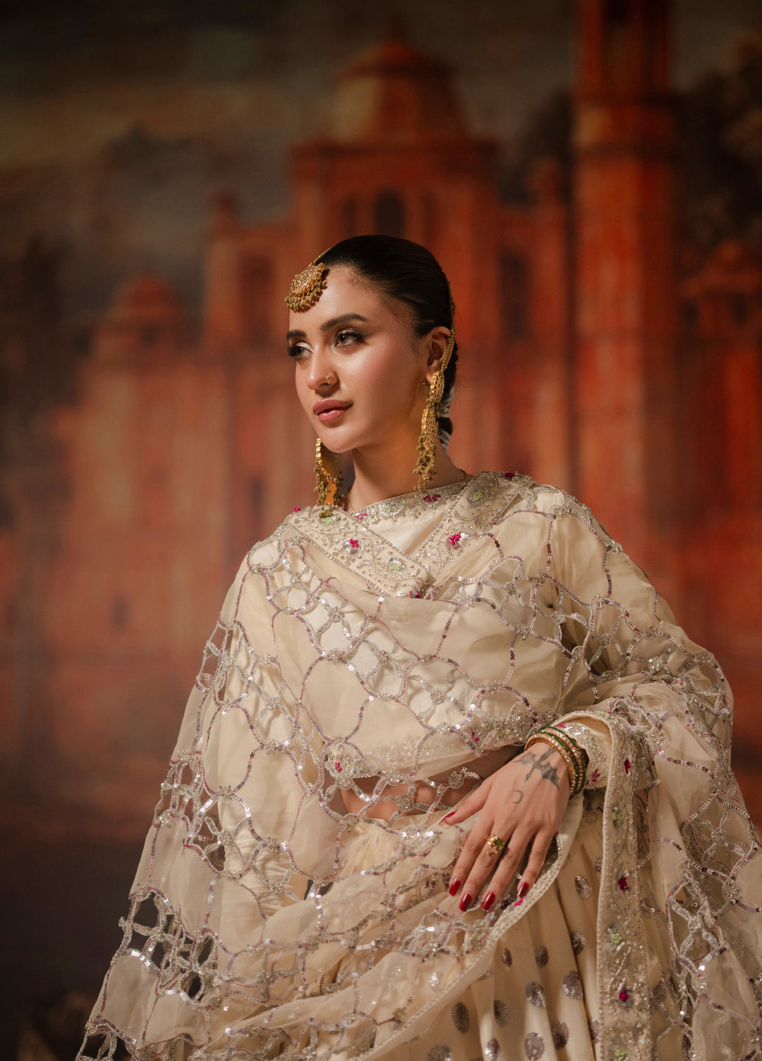 Lia by Miras Women Pret 3 Piece Embroidered Korean Rawsilk DURU - Festive Collection