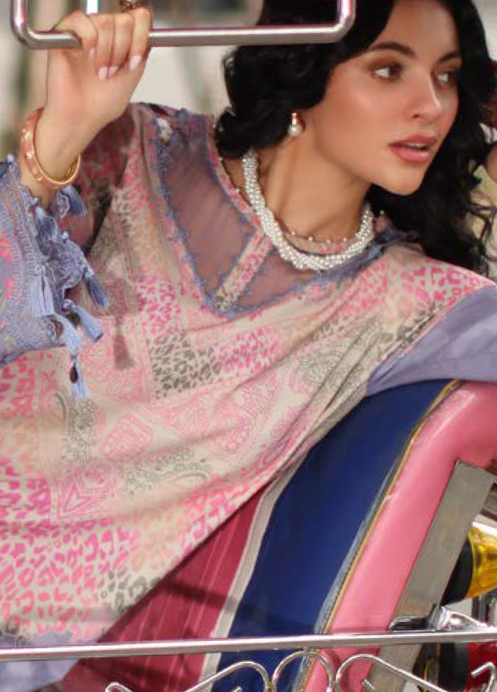 Combination by Charizma Unstitched Embroidered Lawn 3 Piece Suit CHR26UCL CC6-22 - Festive Collection