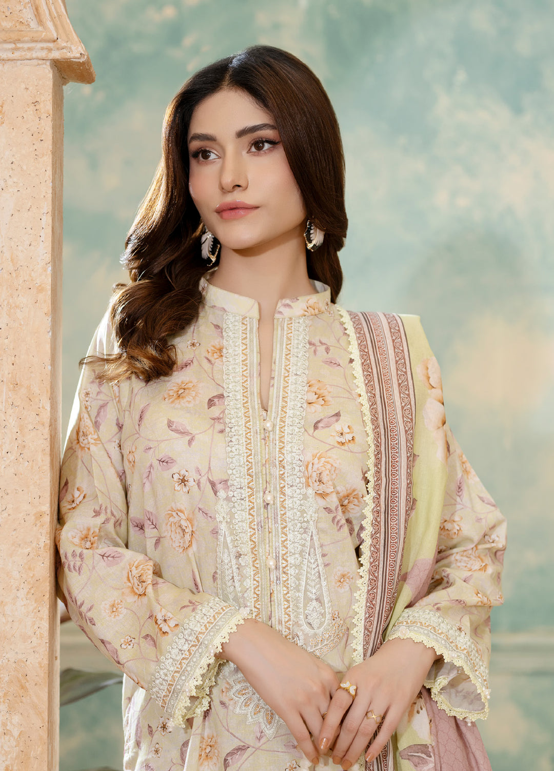Salina by Regalia Textiles Unstitched Embroidered Lawn 3 Piece Suit RG26USVII D-3 - Summer Collection