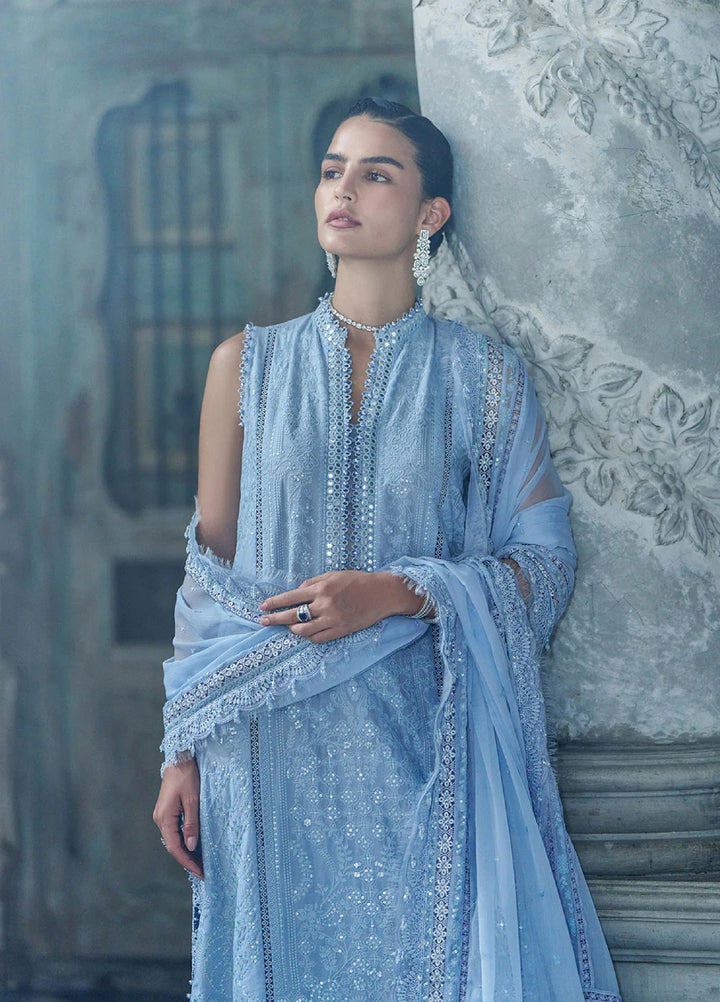 Sobia Nazir Unstitched Embroidered Luxury Lawn 3 Piece Suit SN26ULE D-02 B - Eid Collection