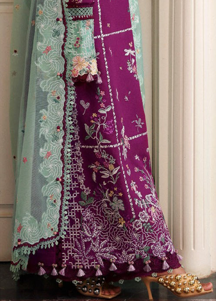 Lilas by Republic WomensWear Unstitched Embroidered Lawn 3 Piece Suit RW26ULL D-3A - Eid Collection