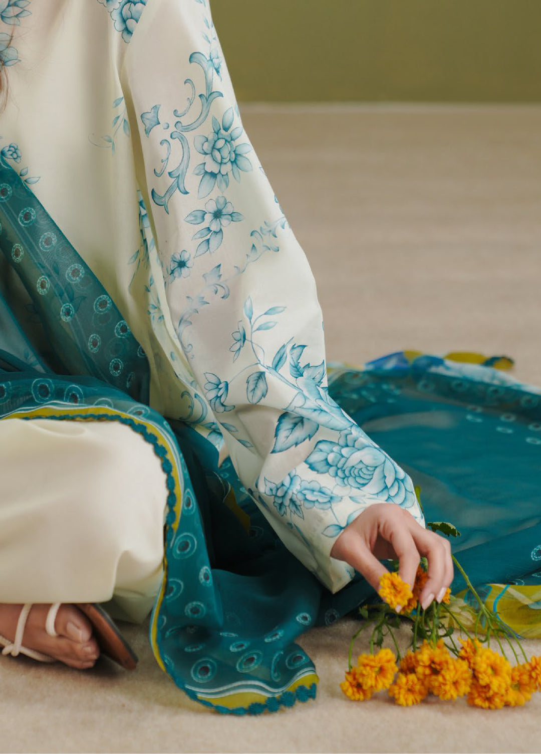 Coco by Zara Shahjahan Unstitched Printed Lawn 3 Piece Suit CZS26PS ZCP-26 02 A - Summer Collection