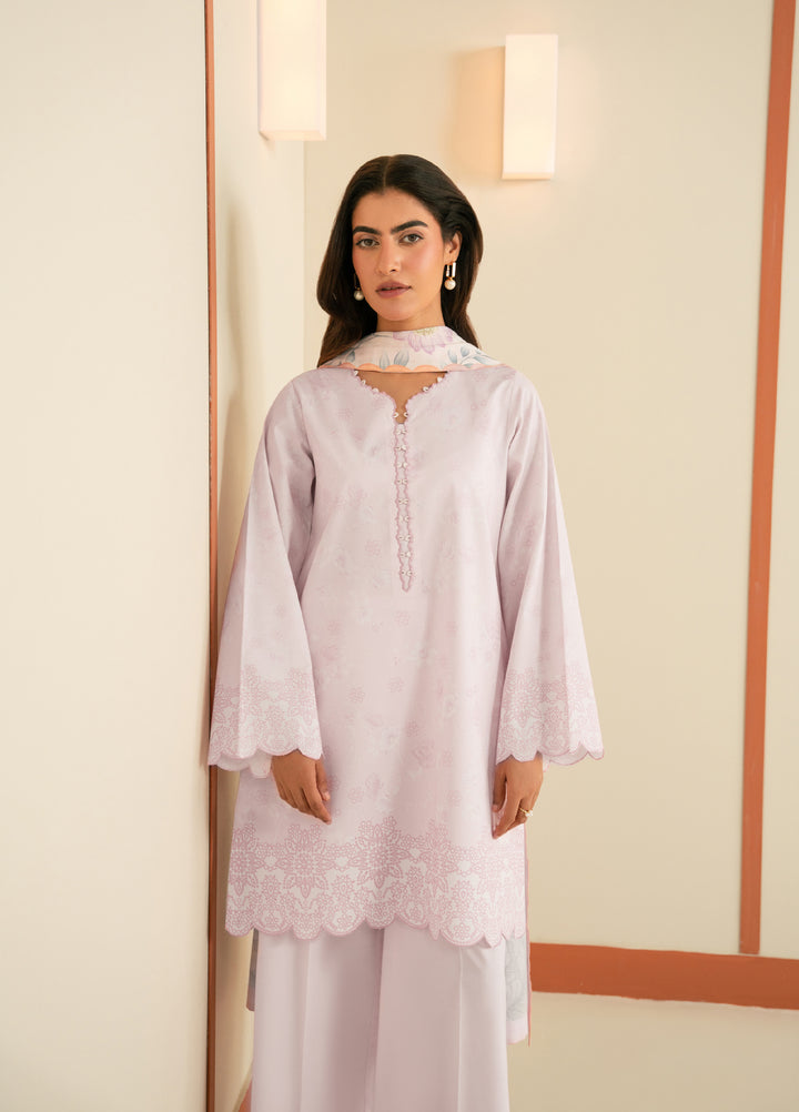 Seran Essentials Unstitched Printed Lawn 3 Piece Suit SN26UEL Liliane D-07 - Lawn Collection