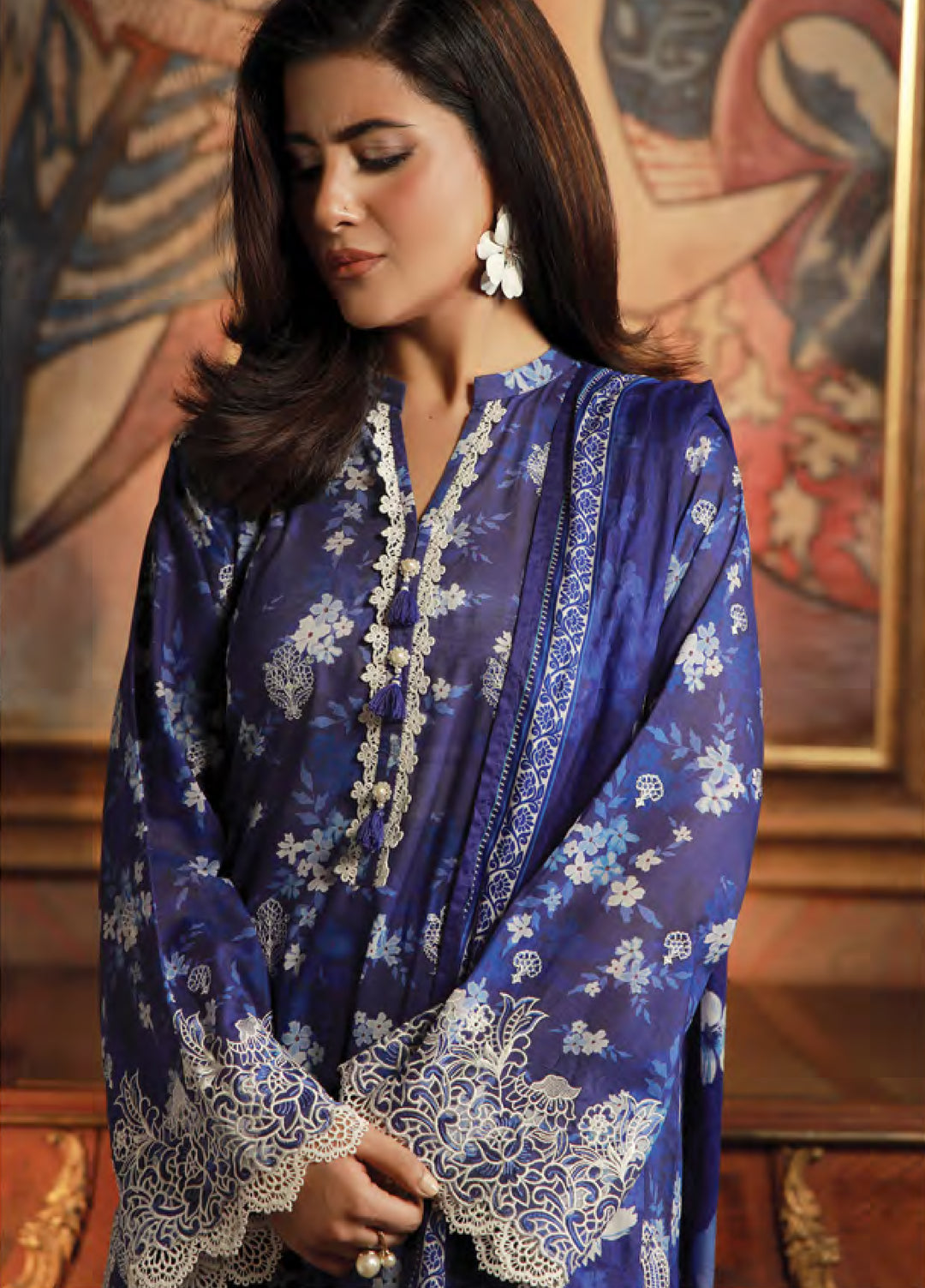 Komal Lawn by Lakhany Unstitched Embroidered Lawn 3 Piece Suit LSM26UK LG-RL-0362 - Summer Collection
