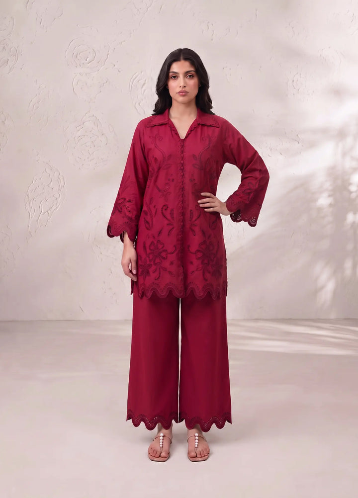 Scherezade Women RTW Embroidered Lawn Cotton 3 Piece Suit ZYRA - Casual Collection