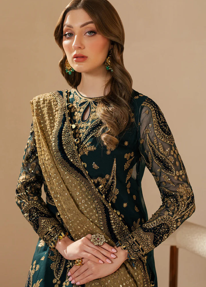 Jazmin Unstitched Chiffon Embroidered Suits 3 Piece JZ25CF JZ-WF25-06 - Festive Collection