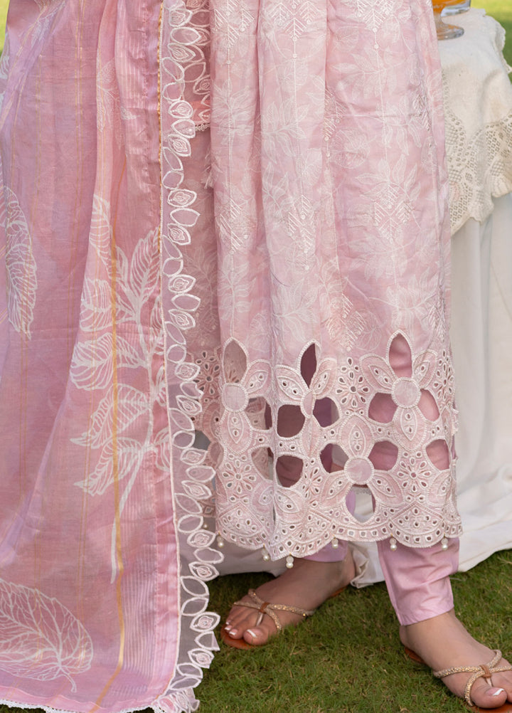 Al Zohaib Applique Kari Unstitched Embroidered Lawn 3 Piece Suit AZ26UAL D-01 - Casual Collection