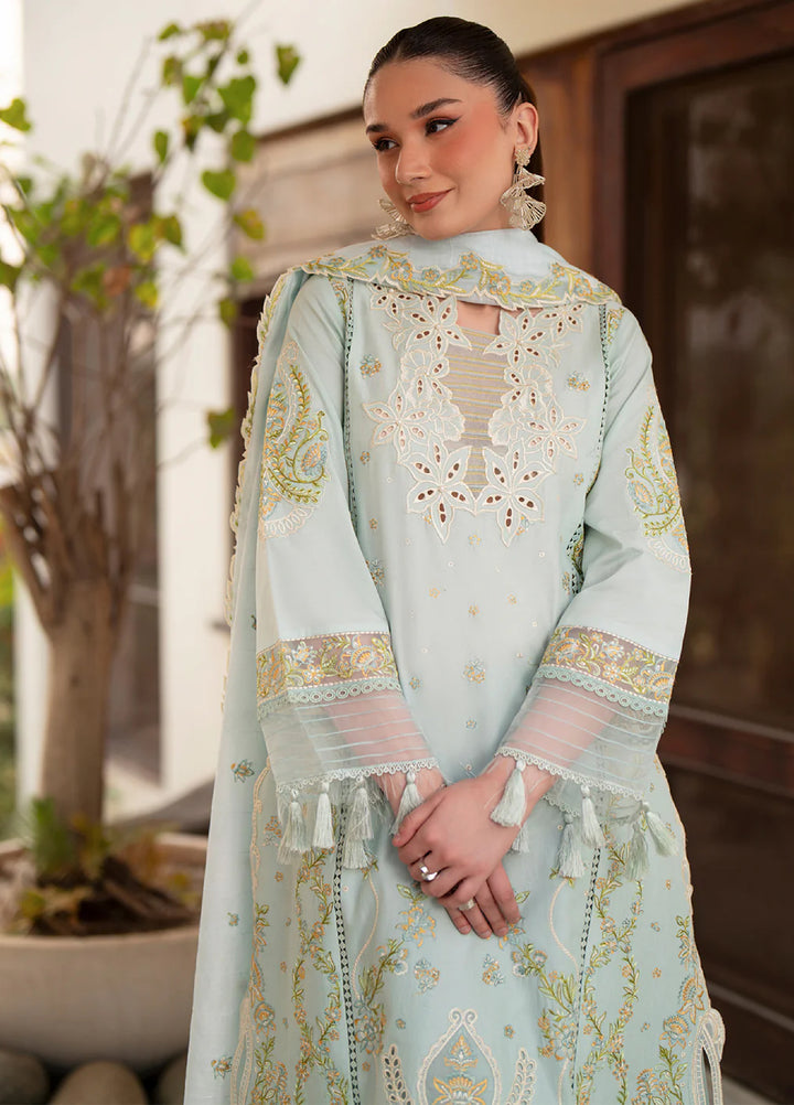 Angan by Mahnur Unstitched Embroidered Lawn 3 Piece Suit MN26UAL AAN-013 - Summer Collection
