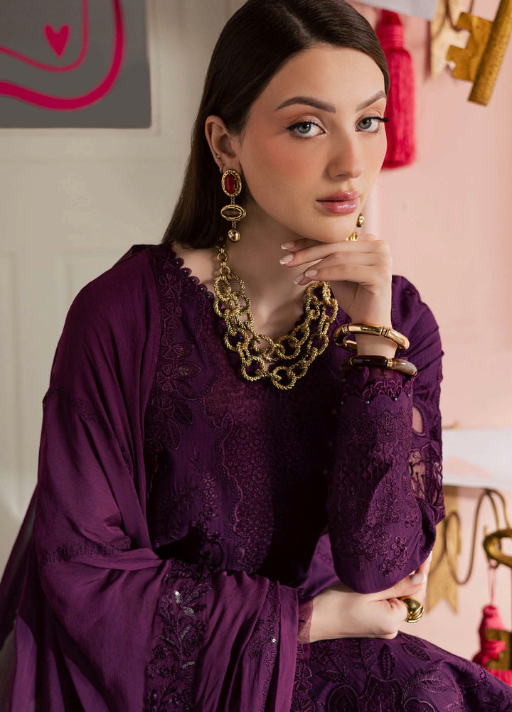 Feya by Nureh Unstitched Embroidered Lawn 3 Piece Suit NU26UFEL FE-15 - Eid Collection
