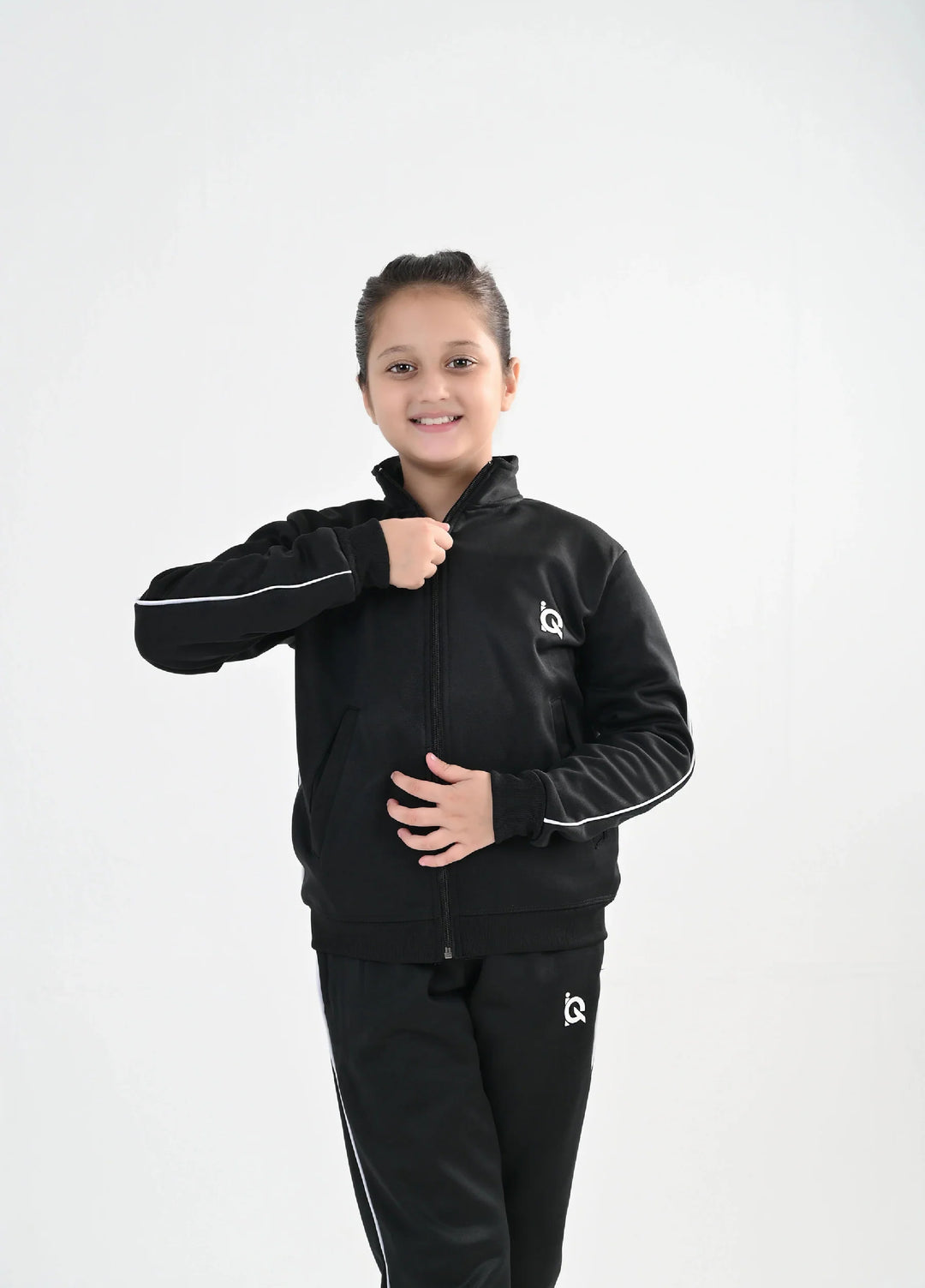 IQ Exclusive Kids Track Suit Fleece 2 PieceShadow Line Tracksuit-Unisex Kids - Winter Collection