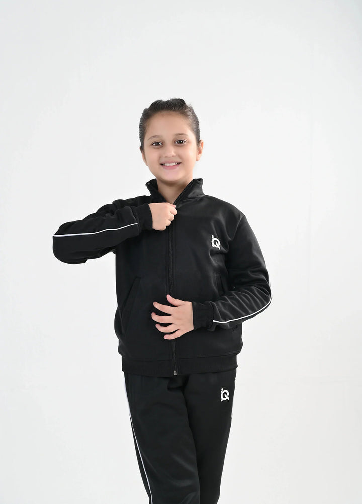 IQ Exclusive Kids Track Suit Fleece 2 PieceShadow Line Tracksuit-Unisex Kids - Winter Collection