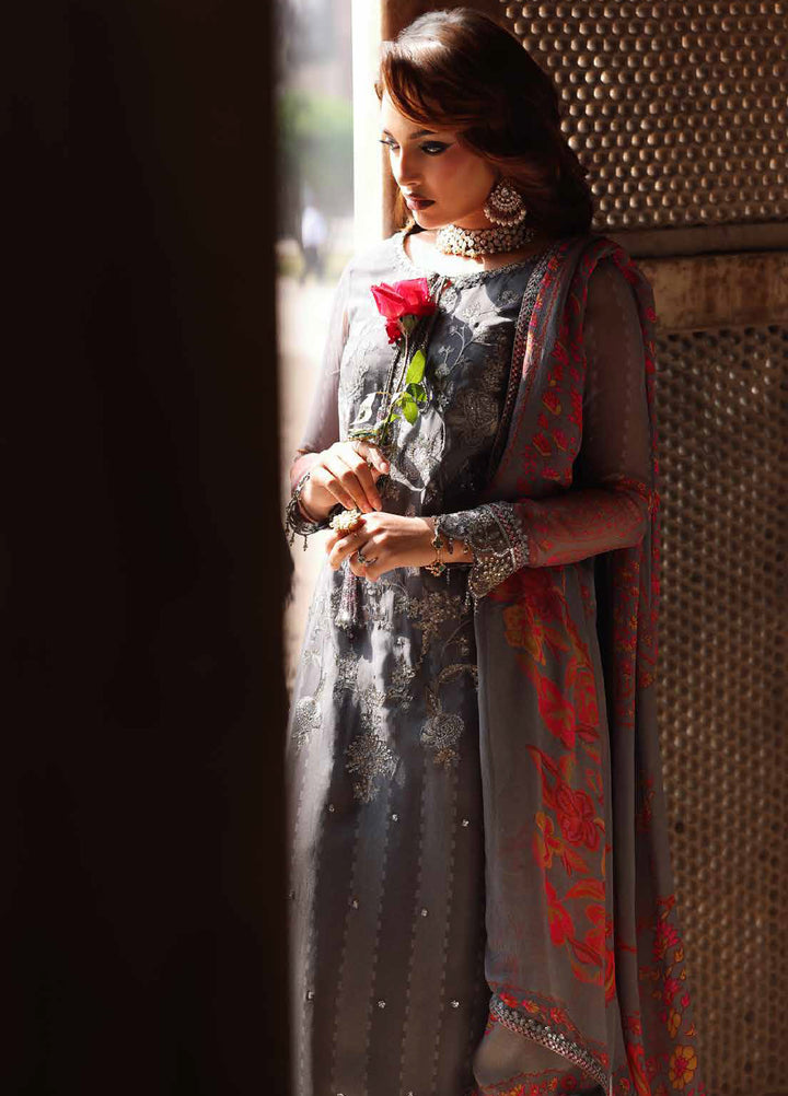 Vasal by Charizma Unstitched Luxury Chiffon Embroidered Suits 3 Piece CRZ25LC VSL25-41 - Festive Collection