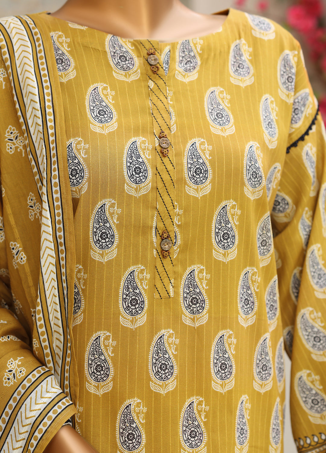 Nayab by HZ Textiles Unstitched Printed Cotton Lawn 3 Piece Suit HZ28UN NPC-06 - Casual Collection